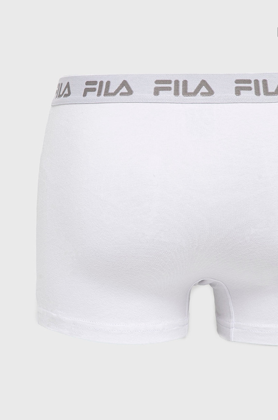 Fila bokserki dopasowane męskie z bawełną 2-pack FU5004/2 biały AA00