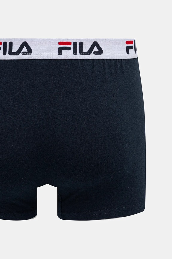 Odzież Fila bokserki dopasowane męskie z bawełną 2-pack FU5016/2 granatowy