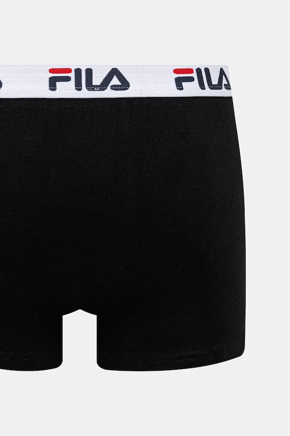 Fila bokserki dopasowane męskie z bawełną 2-pack FU5016/2 czarny AA00