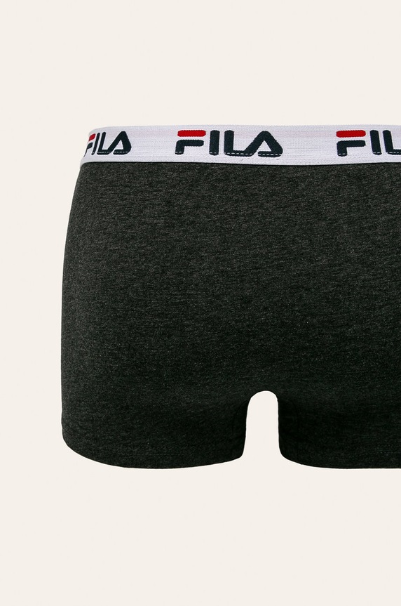 Odzież Fila bokserki dopasowane męskie z bawełną 2-pack FU5016/2 szary