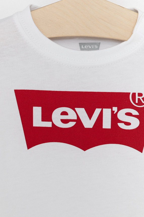 Chłopiec Levi's - Longsleeve dziecięcy 62-98 cm NP10014 biały