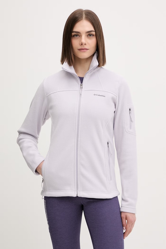 Sportovní mikina Columbia Fast Trek II outdoor fialová 1465351