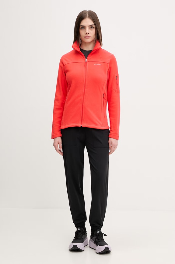 Sportovní mikina Columbia Fast Trek II 1465351 červená SS26