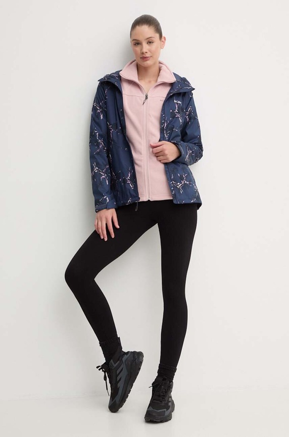 Columbia sportos pulóver Fast Trek II 1465351 rózsaszín SS26