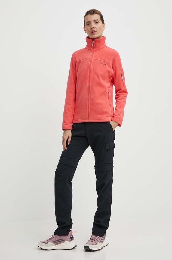 Columbia sportos pulóver Fast Trek II 1465351 piros SS26