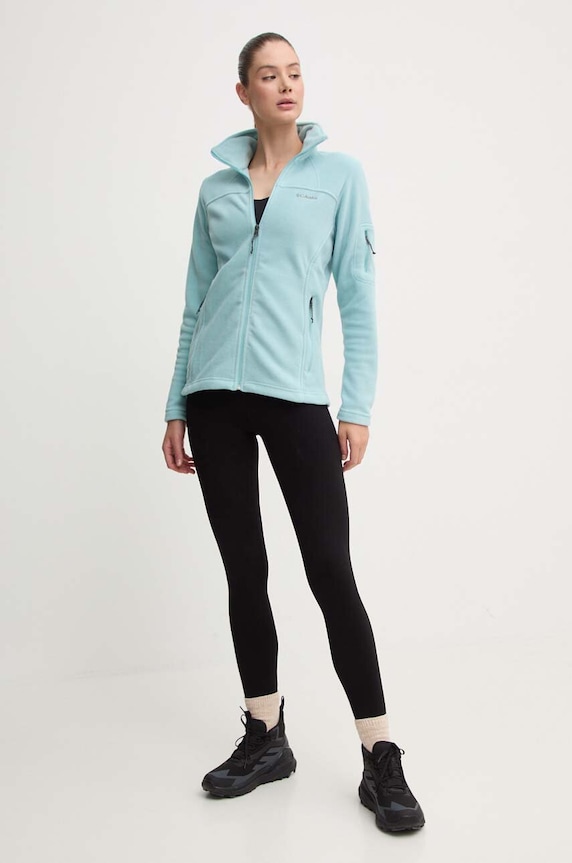 Columbia bluza sportowa Fast Trek II 1465351 turkusowy SS26