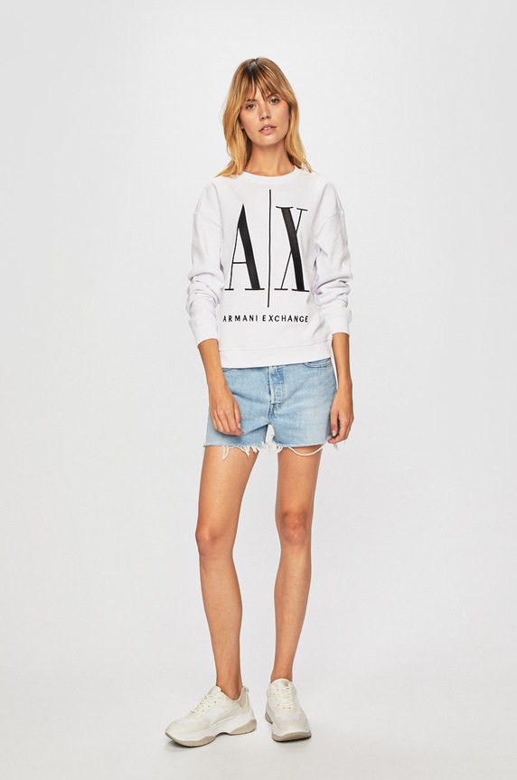 Armani Exchange – Bluza 8NYM02.YJ68Z.NOS biały AA00