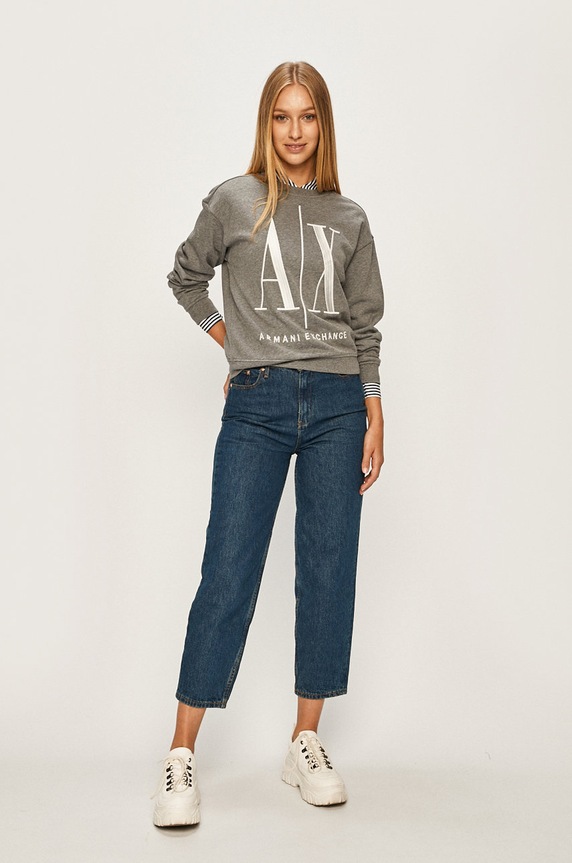 Armani Exchange – Bluza 8NYM02.YJ68Z.NOS szary AA00