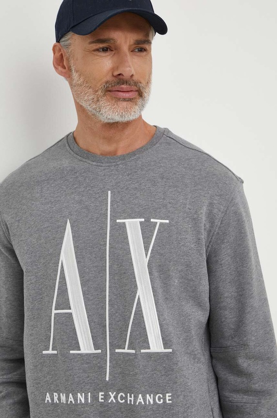 Armani Exchange felső szürke 8NZMPA.ZJ1ZZ.NOS