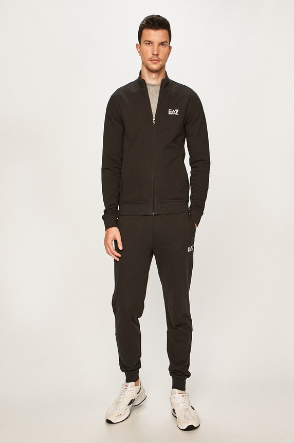 EA7 Emporio Armani - Dresz pamut fekete PJ05Z.8NPV51