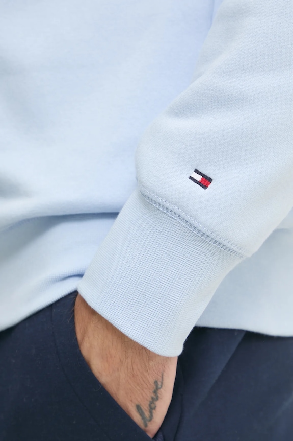 Tommy Hilfiger dukserica muška pamučna MW0MW11596 plava