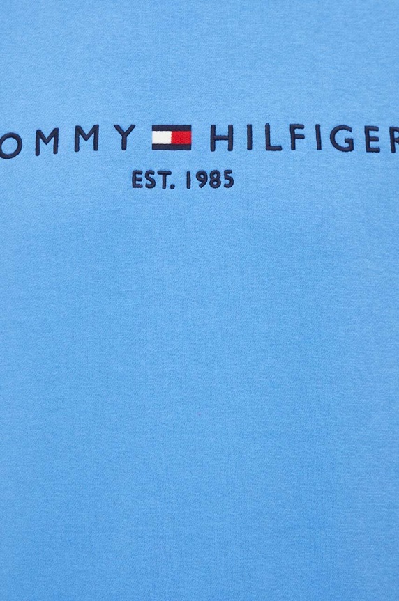 Tommy Hilfiger dukserica muška s pamukom MW0MW11596 plava