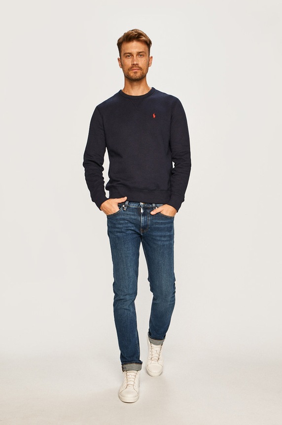 Polo Ralph Lauren bluza 710766772003 mornarsko modra AW19