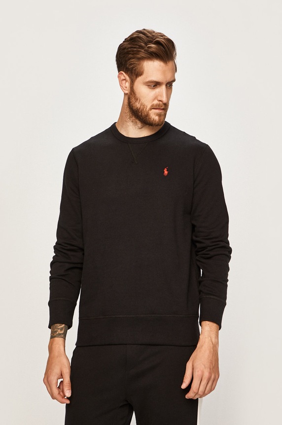Polo Ralph Lauren - Felső sima fekete 710766772001