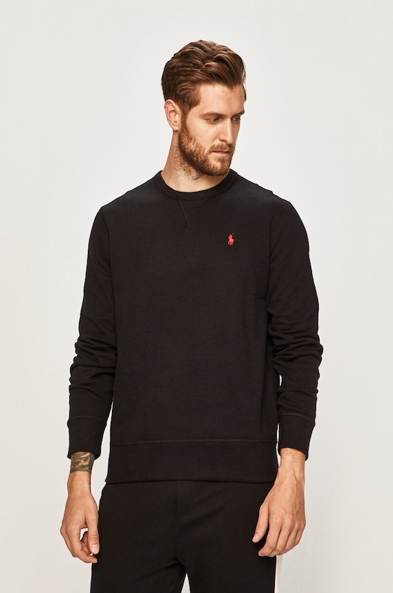 Polo Ralph Lauren - Felső sima fekete 710766772001