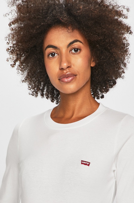 Levi's - Majica dugih rukava 69555.0000 bijela