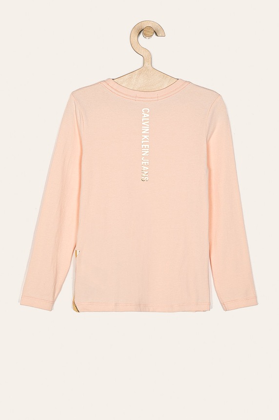 Calvin Klein Jeans - Detské tričko s dlhým rukávom 116-176 cm IG0IG00305 ružová AW19