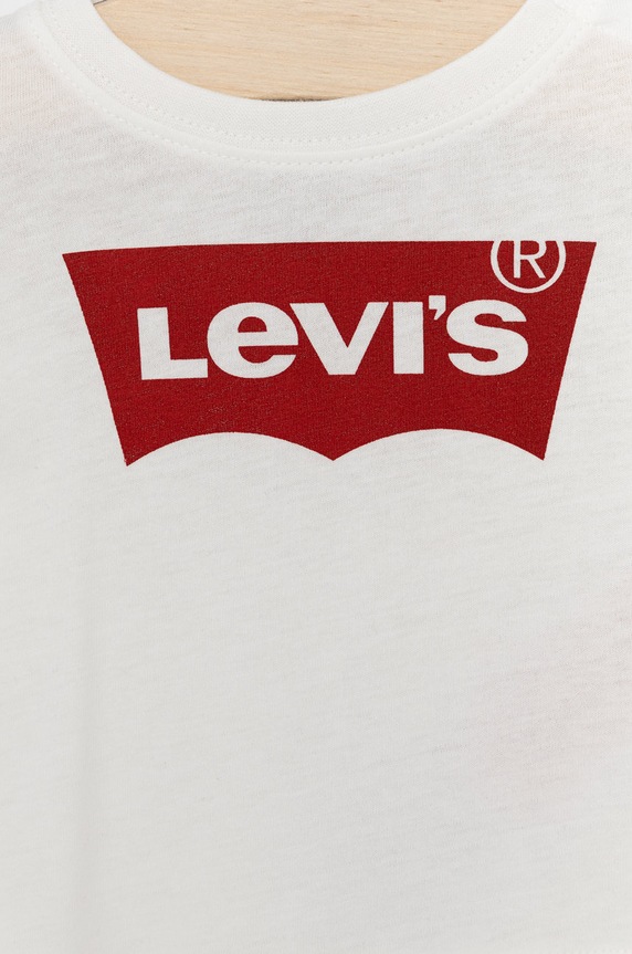Dziewczynka Levi's - Longsleeve dziecięcy 56/62-98 cm NP10504 biały