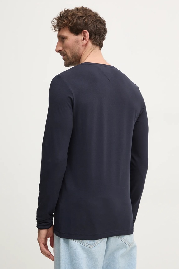 Odzież Tommy Hilfiger longsleeve MW0MW10804 granatowy