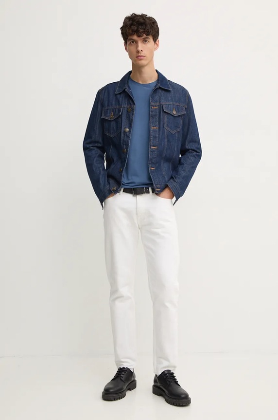 Longsleeve Tommy Hilfiger MW0MW10804 μπλε SS26