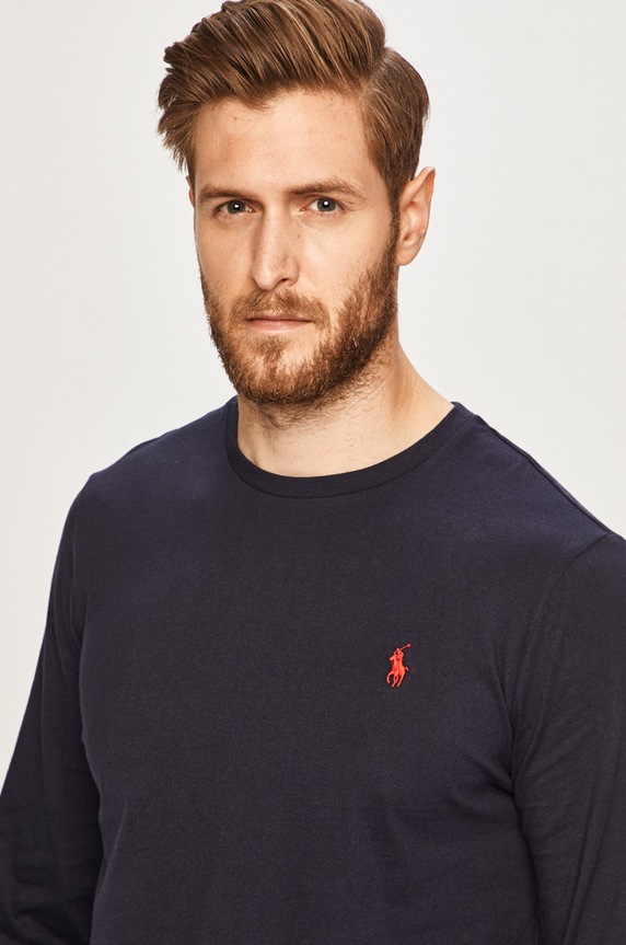 Polo Ralph Lauren - Longsleeve 710671468024 granatowy 710671468024
