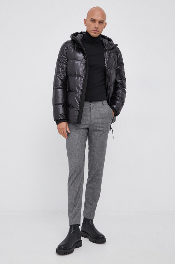 Marc O'Polo Longsleeve bawełniany M29220252354 czarny AA00