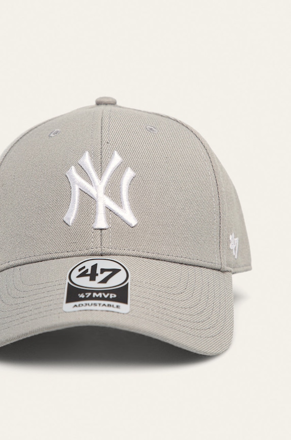 47 brand - Sapka MLB New York Yankees B.MVP17WBV.GYC szürke AW19