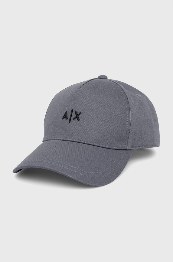 Čiapka Armani Exchange bavlna sivá 954112.CC571