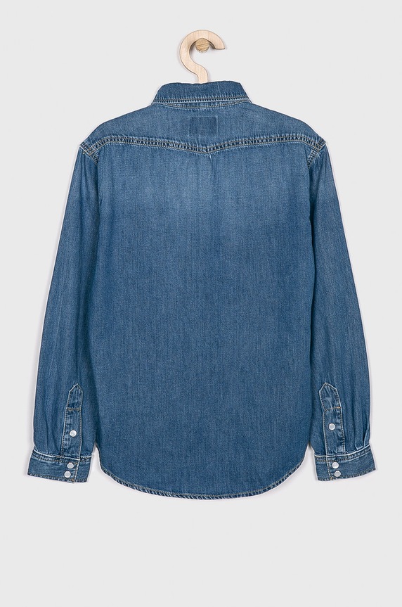 Pepe Jeans - Camasa copii Karson 128-180 cm PB300765MF0 albastru AW19