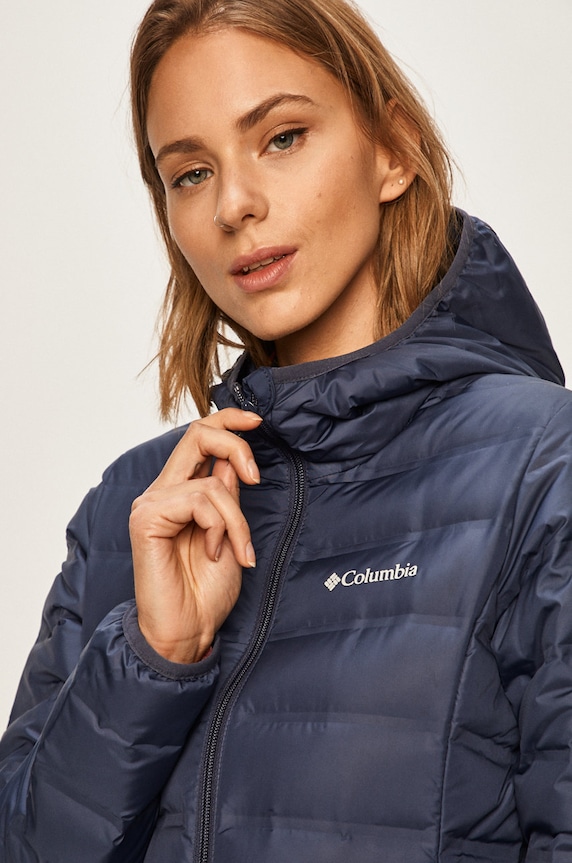 Columbia kurtka sportowa puchowa Lake 1859672 granatowy