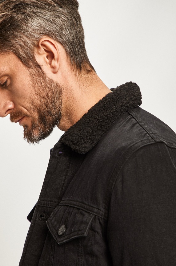 Only & Sons - Kurtka jeansowa czarny 22013592