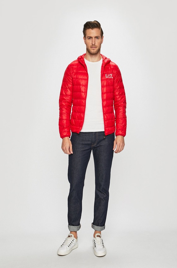 Пухова куртка EA7 Emporio Armani PN29Z.8NPB02 червоний SS24
