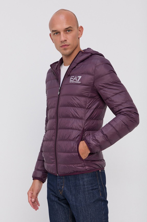 EA7 Emporio Armani Kurtka puchowa PN29Z.8NPB02 PN29Z.8NPB02 fioletowy SS24