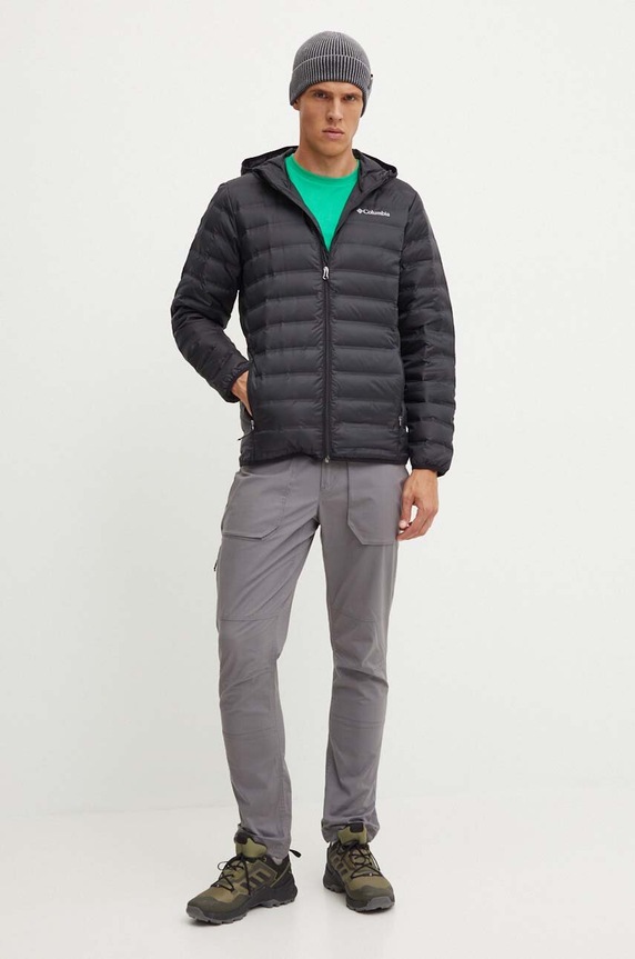Columbia kurtka sportowa puchowa Lake 22 1864562 czarny AW23