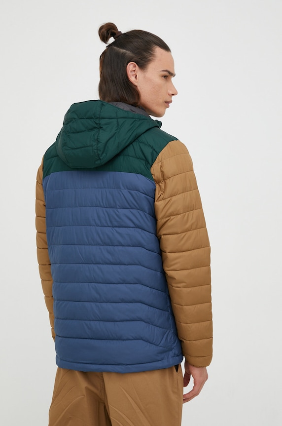 Odzież Columbia kurtka sportowa Powder Lite Hooded Jkt 1693931 niebieski