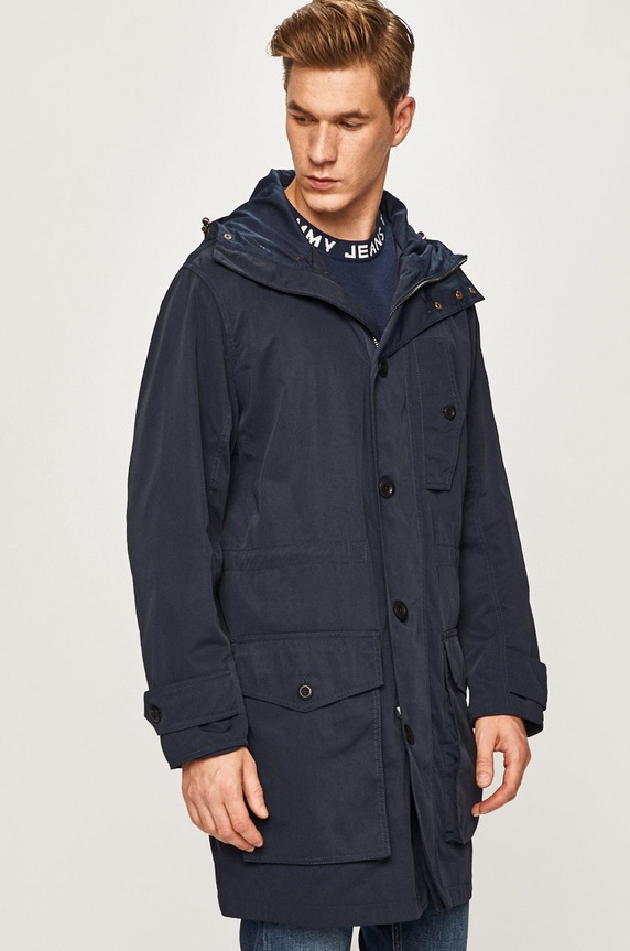 Tommy Hilfiger - Parka pozostałe granatowy MW0MW09662