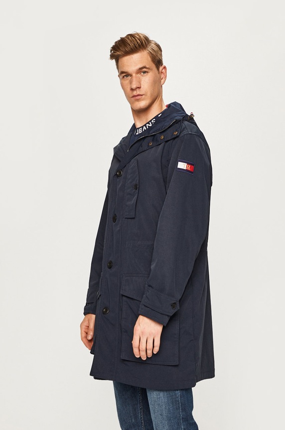 Tommy Hilfiger - Parka granatowy MW0MW09662