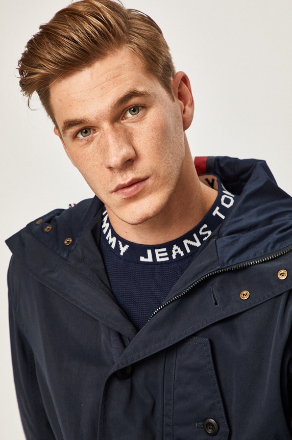 Tommy Hilfiger - Parka MW0MW09662 granatowy