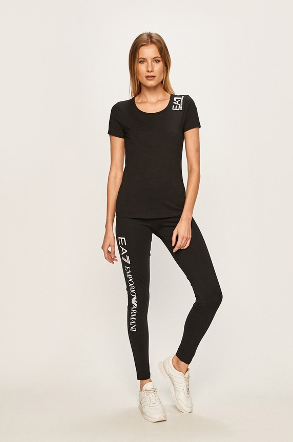 EA7 Emporio Armani - Tajice TJ01Z.8NTP63 crna AW24