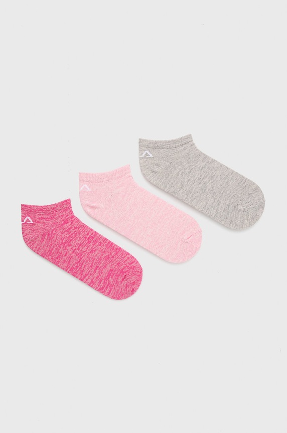 Fila skarpetki (3 pack) skarpetki krótkie fioletowy F9100.D