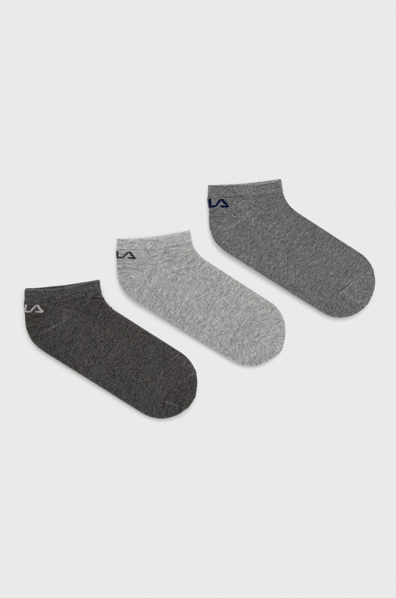 Fila șosete (3-pack) uni gri F9100.D