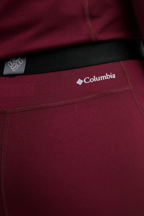 Funkční legíny Columbia Midweight Stretch burgundské 1639031