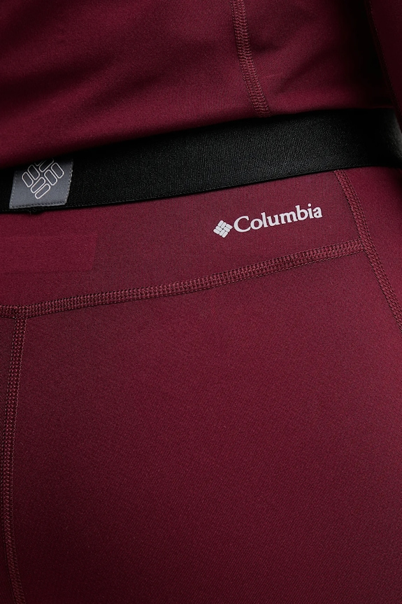 Funkční legíny Columbia Midweight Stretch burgundské 1639031