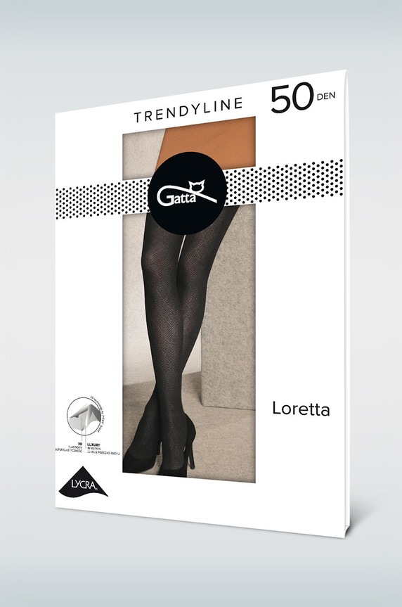 Gatta - Ciorapi Loretta 50 Den Loretta126 negru AA00
