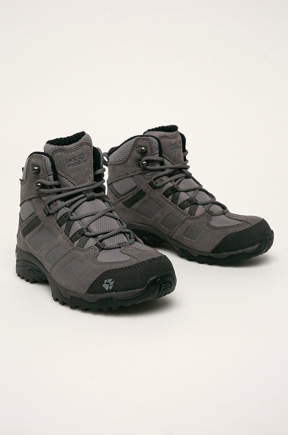 Jack Wolfskin - Topánky Vojo Hike 2 WT Texapore Mid 4035561 sivá AW19