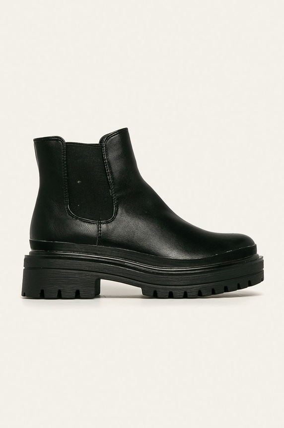 Steve Madden - Botki imitacja skóry licowej czarny SM11000790