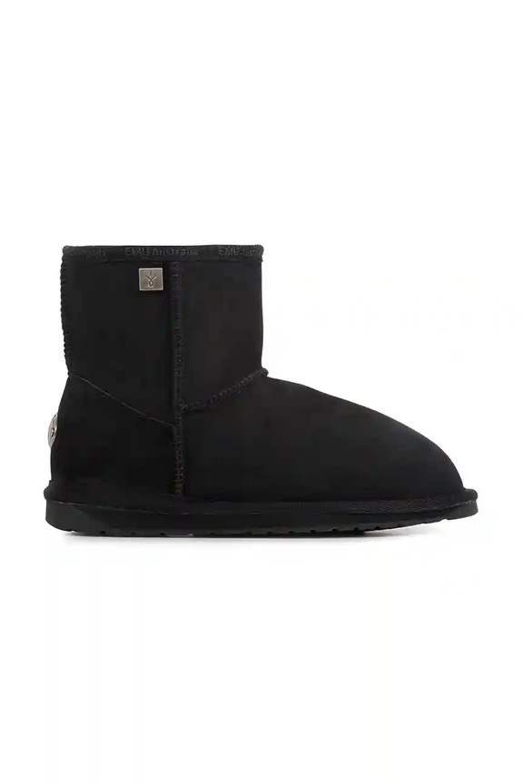 Emu Australia śniegowce zamszowe Platinum Stinger Slim Mini płaski czarny WP20003.Platinum.BLK