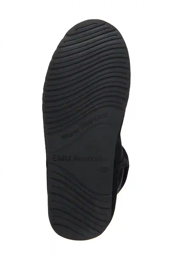 Emu Australia śniegowce zamszowe Platinum Stinger Slim Mini WP20003.Platinum.BLK