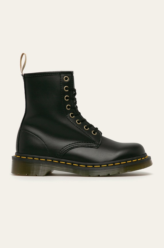 Μποτάκια εργασίας Dr. Martens Vegan 1460 φλατ μαύρο DM14045001