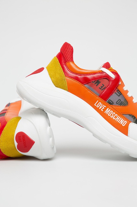 Cipők Love Moschino - Cipő JA15306G18IU450A narancssárga